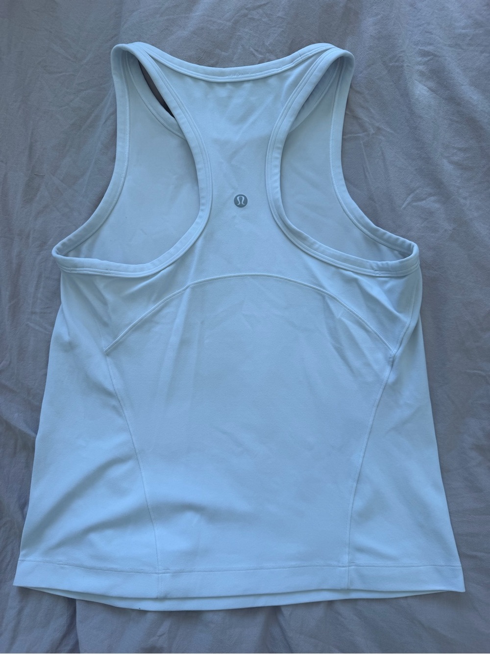 lululemon athletica White Racerback Performance Tank